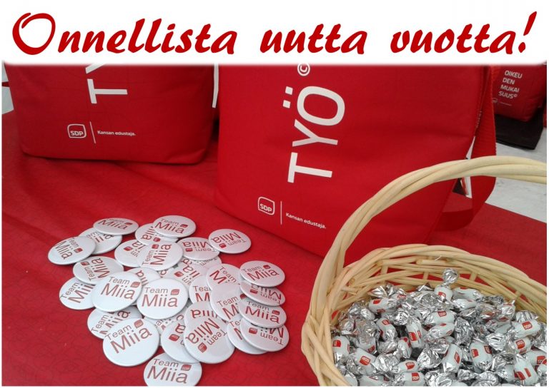 Kiitos kuluneesta vuodesta!