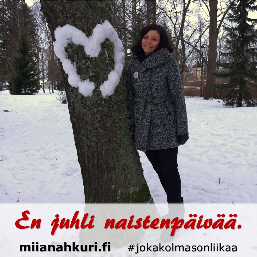 En juhli naistenpäivää.
